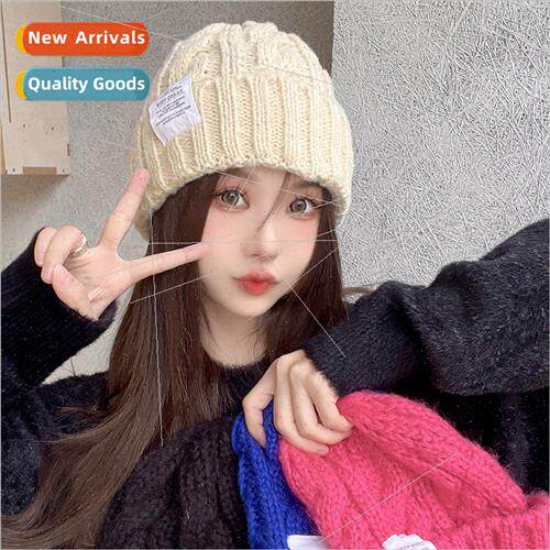 Autumn and winter new hat female wild hemp pattern solid col