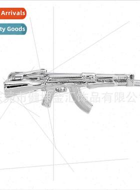 Fun AK Machine Gun Metal Tie Clip AK Machine Gun Men Tie Cli