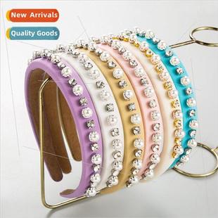 hair senior out bands rhinestone pearl sense new Korea