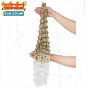 28inch deep twist crochet braids long curly whe hair extensi