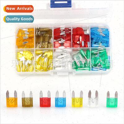 Fuse Car 120pcs Small Aluminum Automotive Fuse Fuse Set Boxe