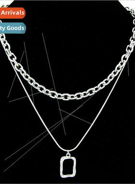 Europe stainless steel personalized snakebone chain 0 word c