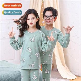 New children thermal underwear set baby fall clothing pants