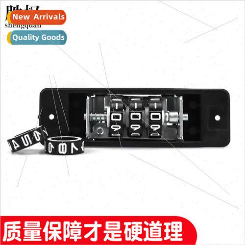 Mechanical toolbox 3-dig combination lock plastic cabinet fi