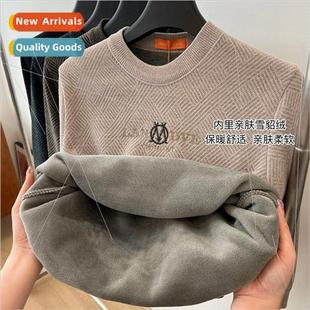 fleece fat winter men sweater warm ferret piece one fall new