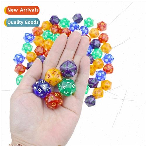 20 ded Multi-Color Star Dice Runners Digal Color PRTG Game D