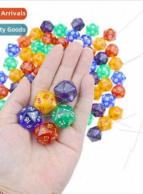 20 ded Multi-Color Star Dice Runners Digal Color PRTG Game D