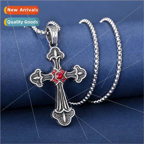 Europe tanium steel men hip hop necklace ins ndy stainless s