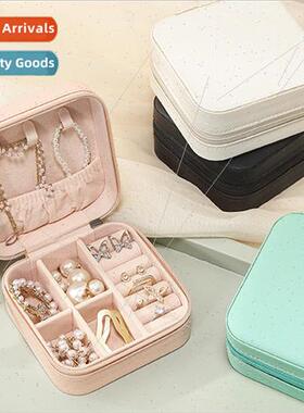 Jewellery box velvet portable ring earrings earrings box jew