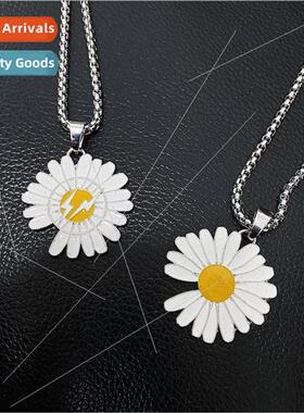 2020 new ins nd daisy necklace small sun notch chrysanthemum