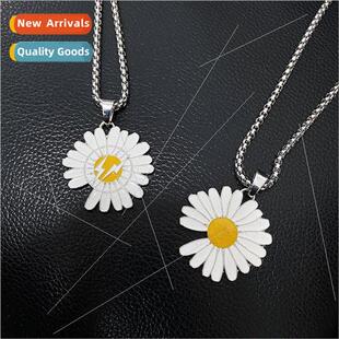 2020 new ins nd daisy necklace small sun notch chrysanthemum