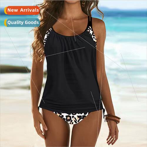 2022 New Europe Spl Swimsu Womens Tankini Conservative Multi