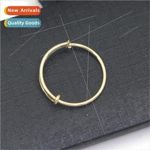 DIY Jewelry 14K Gold Plate mple Aperture Gold Filled Adjusta