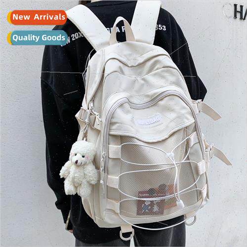 Personalized Trend Cross Rope Schoolbag Female Korea Backpac