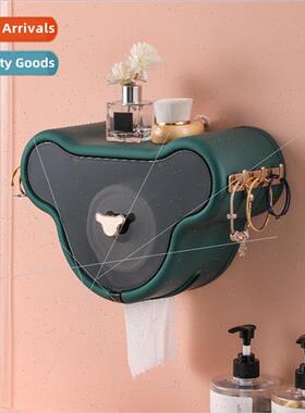 Creative cloud tissue box wall-mounted bathroom shelf dust r