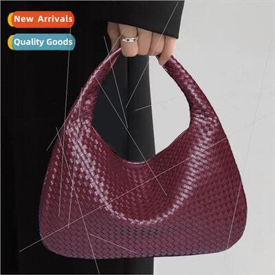 Weaving Women Bag Dumpling Bag 2023 New Summer mple Large Sh