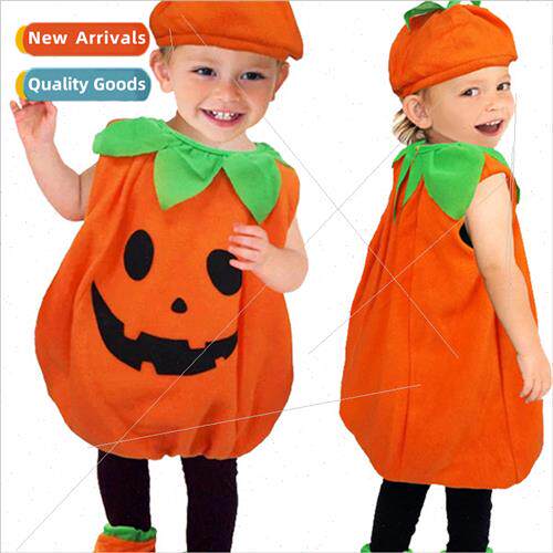 New Halloween pumpkin costume children pumpkin clothes make-