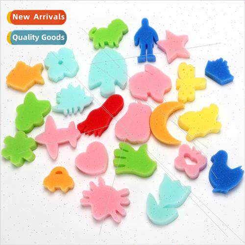 Children Early Learning Products 24 Patterns Sponge Brush Sp