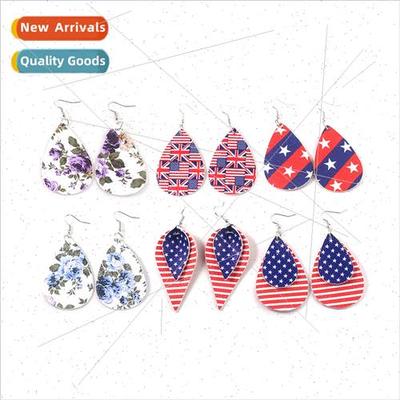 Earrings USA Earrings Leather Soft Gel Drop Earrings Women F