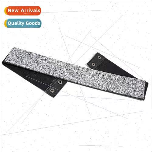 Europe ladies rhinestone inlaid elastic elastic waistband sw