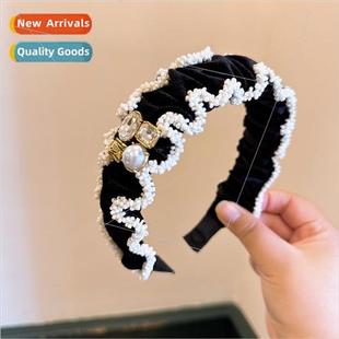 velvet rice skull fall top high winter pleated Vintage beads