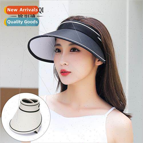 Summer sun hat female outdoor cycling topless sun hat fashio