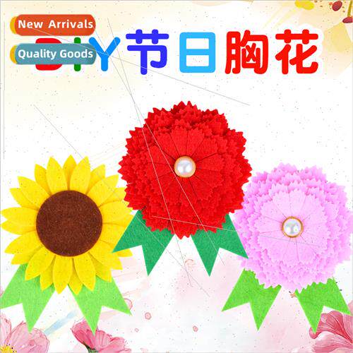 Mother Day gift children handmade corsage diy material packa