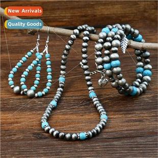 Personalized Vintage Europe Western Navajo Pearls Antique Pe