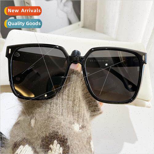 Sunglasses men tide advanced sense ins large frame show face