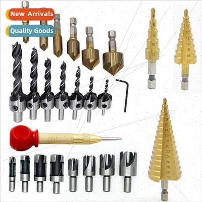 26PCS Woodworking ing DIY K Step  5-Edge Chamfer Countersink