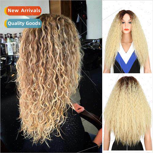 Europe new chemical fiber high temperature silk wig ladies g