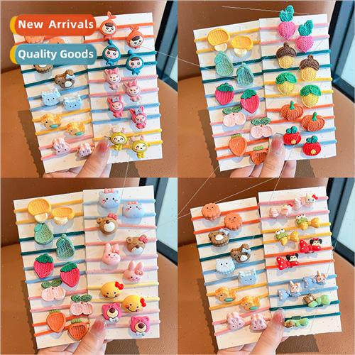 Autumn winter children plush head rope hair bgirls baby tie
