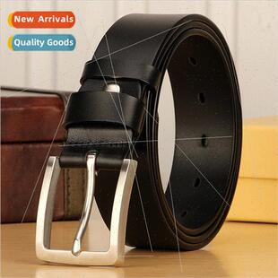 Belt men leather youth leisure belt tide middle-aged head la