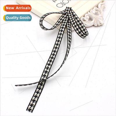 New bow tie button pin lapel pin black flutter ladies shirt