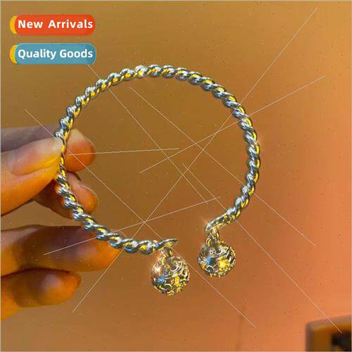 Bell bracelet step by step bracelet twisted wire double jing