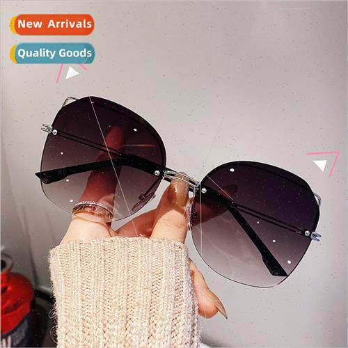 Europe fashion tide cat eye sunglasses women new cat ears li