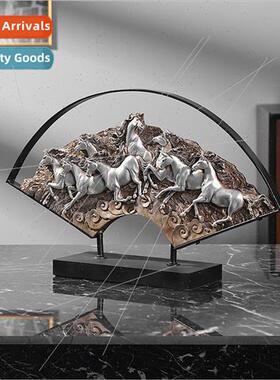 Creative high-end ten thousand horses gallop home decoration