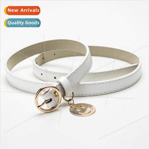 New large iron ring metal buckle circle belt skirt belt Hund