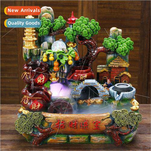 Fake mountain running water ornaments crafts home decoration
