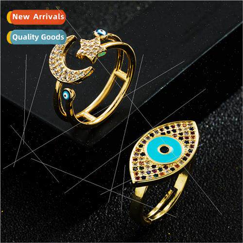 Europe fashion new copper gold-plated zirconia micro-set oil