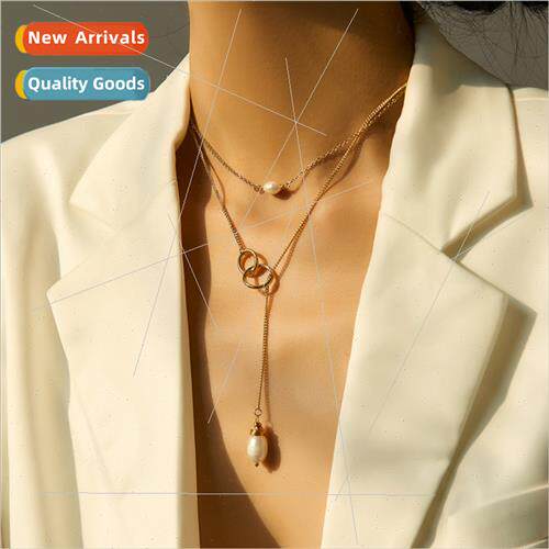 Natural che Geometric Openwork Round Circle Y Drawstring Dou