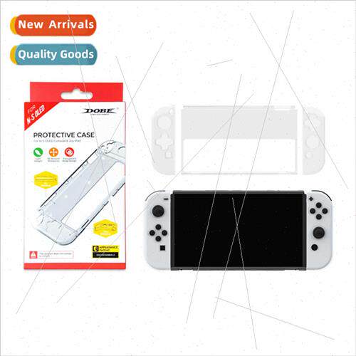 Swch Oled Console Clear Crystal Case OLED Left/Right Grip TP