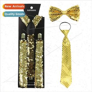 three clips fish backpack sequins luminous Adult women