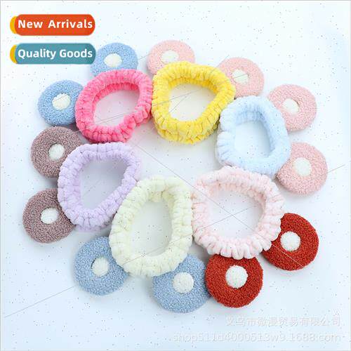 Wash face hair band female Korean cute red headband Mickey e
