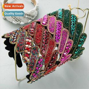 new Europe gorgeous rhinestone headdress Hair baroque bands