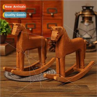 ornament horse vintage handmade desk kka art wooden