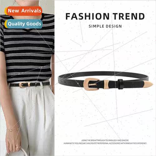 Fine cowhide female  leather women belt Korea versatile casu