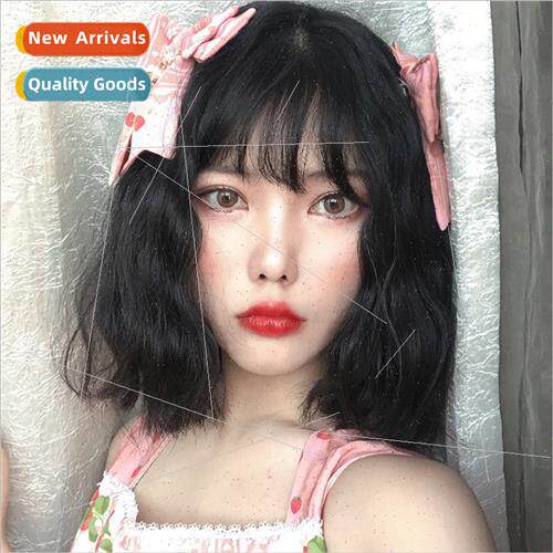 wig female medium long hair water ripple corn hot curly hair
