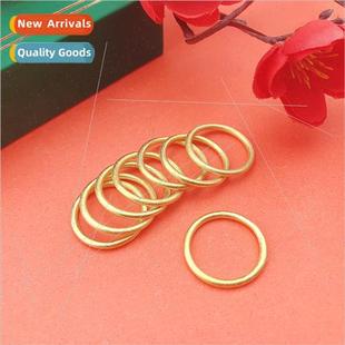 Faux yellow color gold niche lose ring not Ancient does