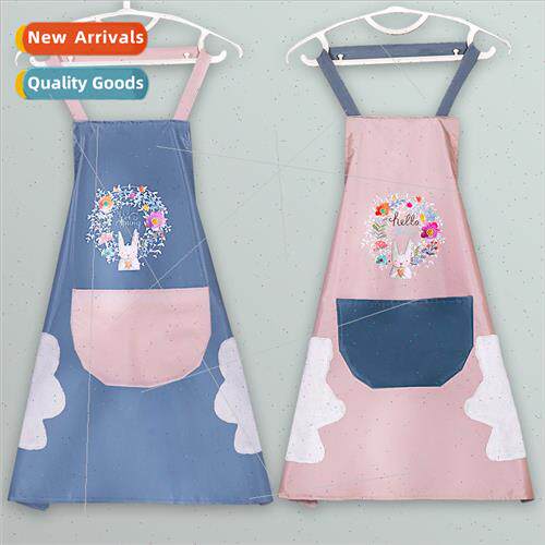 Koreakchen adult sleeveless home coverall cotton flower rabb